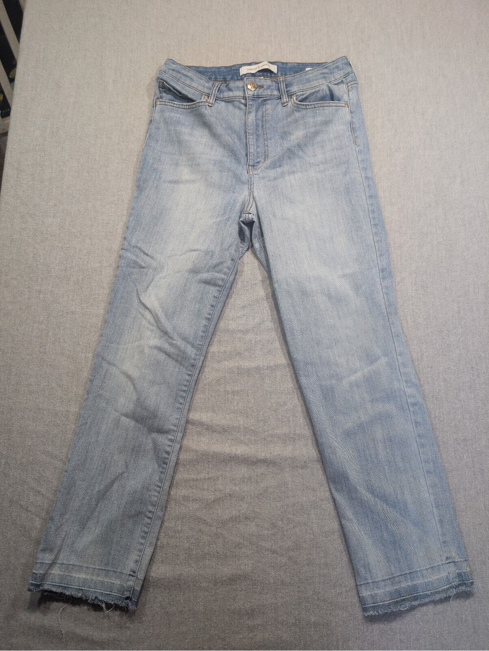 Vintage America Vintage high rise straight ankle jeans size 10/30
